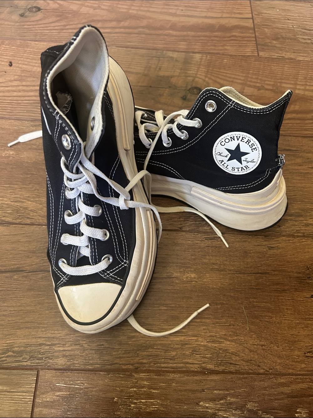 Converse Black and White High-Top Sneakers